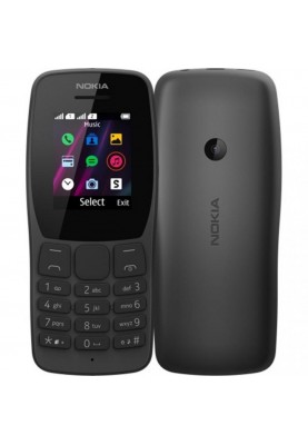 Мобільний телефон Nokia 110 Dual Sim 2019 Black (16NKLB01A07)