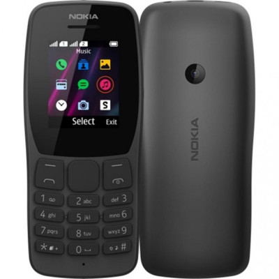 Мобільний телефон Nokia 110 Dual Sim 2019 Black (16NKLB01A07)
