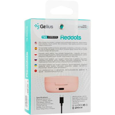 Навушники Gelius Pro Reddots TWS Earbuds GP-TWS010 Pink