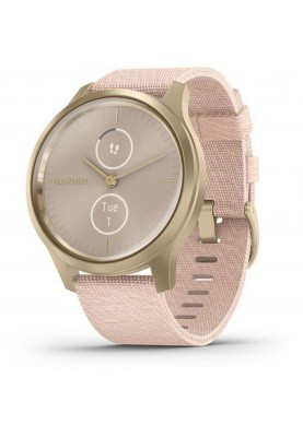 Смарт-годинник Garmin vivomove Style Champagne-Dust Rose Fabric (010-02240-22/02)