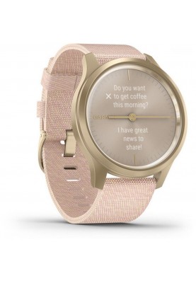 Смарт-годинник Garmin vivomove Style Champagne-Dust Rose Fabric (010-02240-22/02)