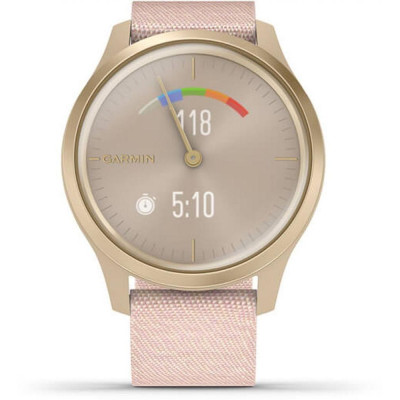 Смарт-годинник Garmin vivomove Style Champagne-Dust Rose Fabric (010-02240-22/02)