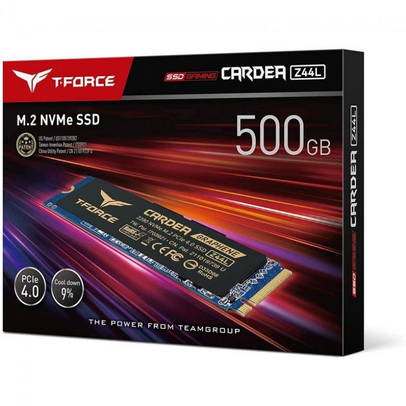 SSD накопичувач TEAM Cardea Zero Z44L 500 GB (TM8FPL500G0C127)