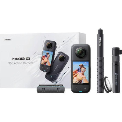 Екшн-камера Insta360 X3 Creator Kit (CINSAAVK) Екшн-камера Insta360 X3 Creator Kit (CINSAAVK)