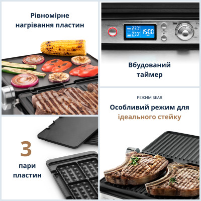 Електрогриль притискний Delonghi CGH 1030D