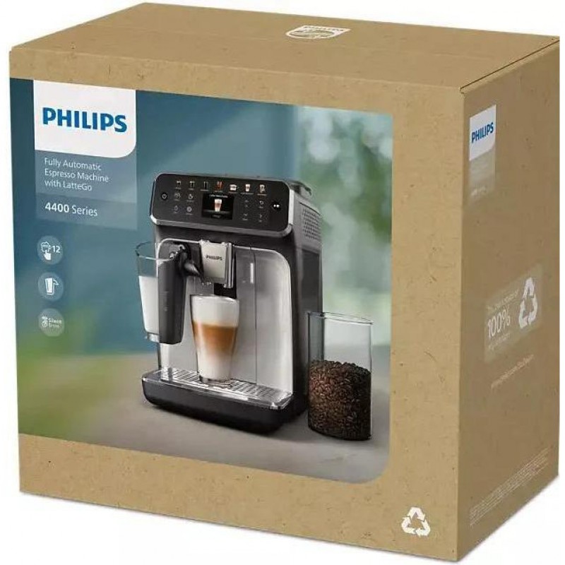 Кавомашина автоматична Philips Series 4400 LatteGo EP4443/70