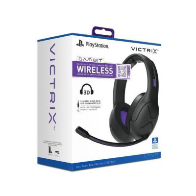 Навушники з мікрофоном Victrix Gambit Black (052-003-EU)