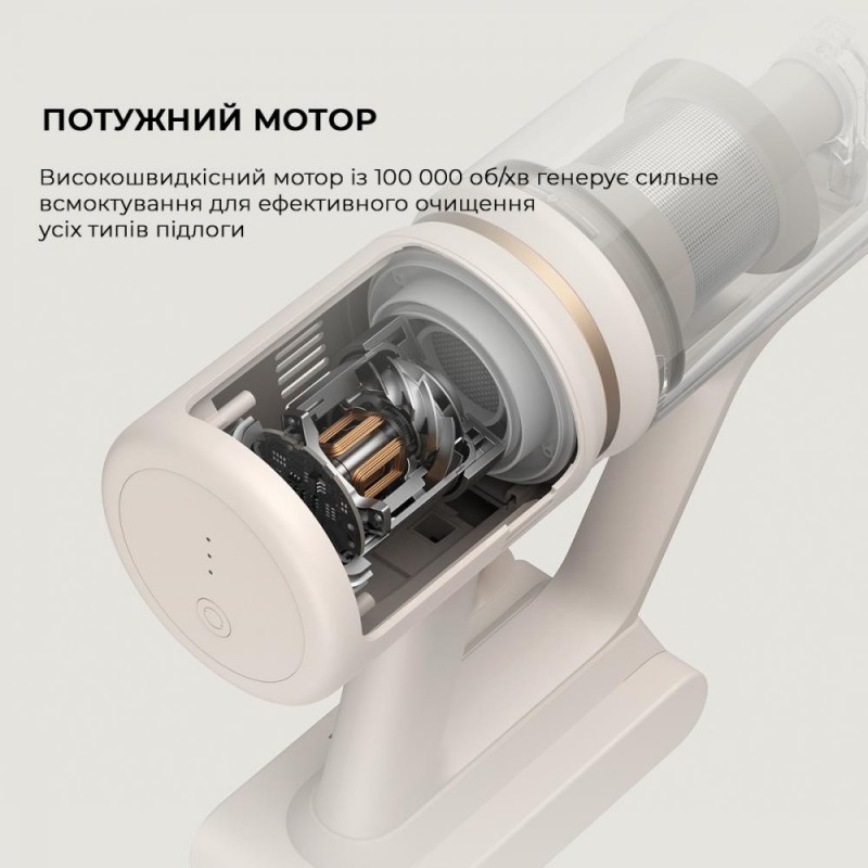 Вертикальний+ручний пилосос (2в1) Dreame Cordless Vacuum Cleaner U10 (VPV20A)