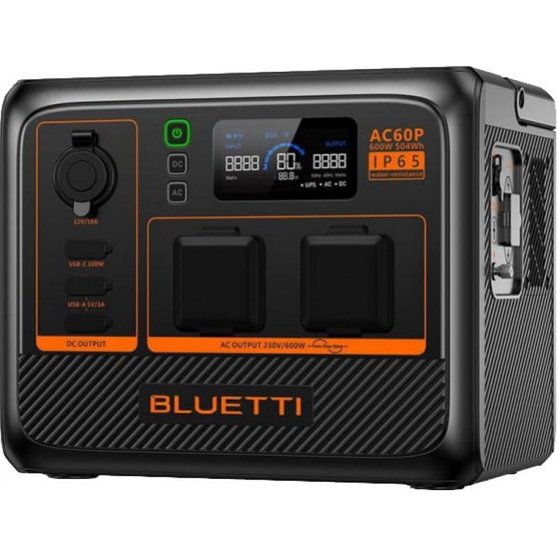 Зарядна станція BLUETTI AC60P 504Wh 600W