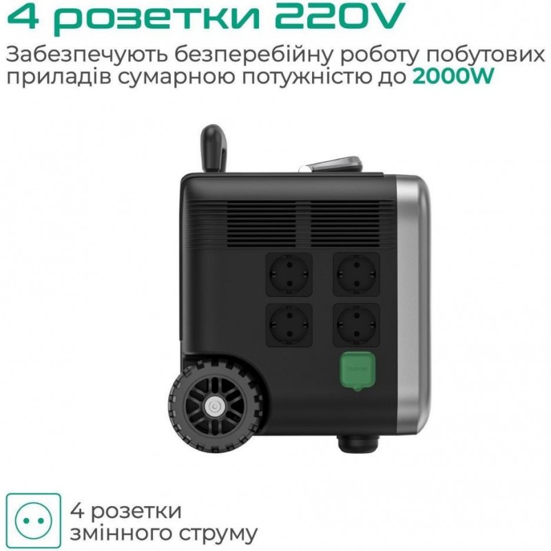 Зарядна станція Zendure SuperBase Pro 1500 (ZDSBP1500-bk-eu)