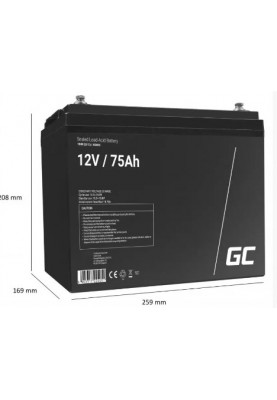 Акумулятор Green Cell AGM VRLA 75Ah 12V (AGM25)