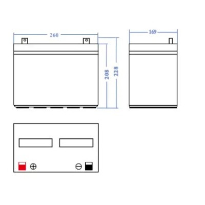 Акумулятор Green Cell AGM VRLA 75Ah 12V (AGM25) Акумулятор Green Cell AGM VRLA 75Ah 12V (AGM25)