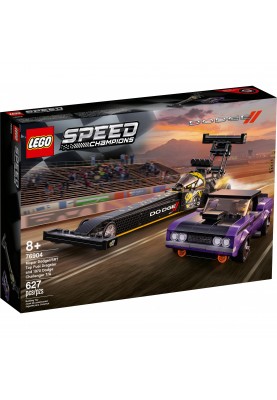 Блоковий конструктор LEGO Speed Champions Mopar Dodge/SRT Top Fuel Dragster та 1970 Dodge Challenger (76904)