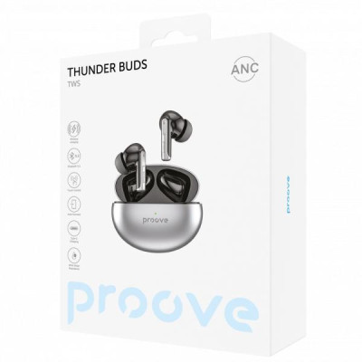 Навушники TWS Proove Thunder Buds ANC Gray (TWTB00010003)