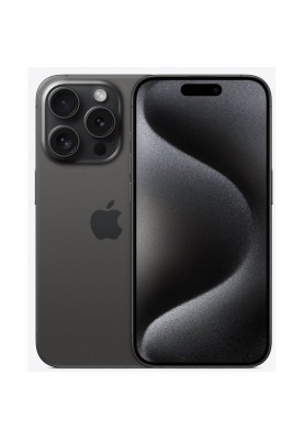 Смартфон Apple iPhone 15 Pro 128GB eSIM Black Titanium (MTQM3)