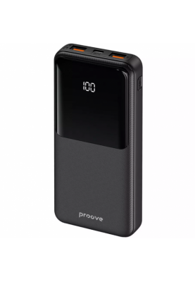 Зовнішній акумулятор Proove Illuminator PowerBank 22.5W 10000mAh Black