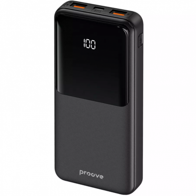 Зовнішній акумулятор Proove Illuminator PowerBank 22.5W 10000mAh Black