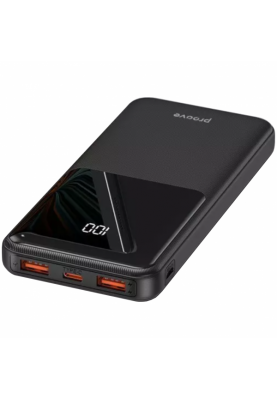 Зовнішній акумулятор Proove Illuminator PowerBank 22.5W 10000mAh Black