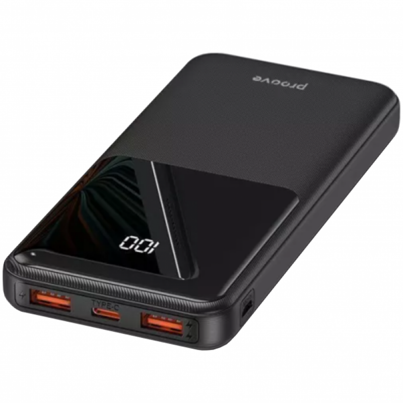 Зовнішній акумулятор Proove Illuminator PowerBank 22.5W 10000mAh Black