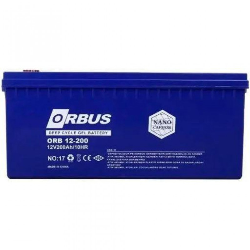 Акумулятор для ДБЖ ORBUS CG12200 GEL 12 - 200 AH