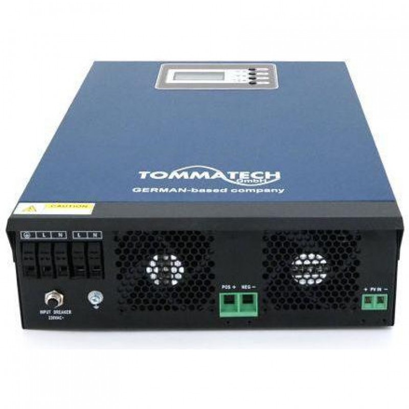 Гібридний сонячний інвертор (hybrid) Tommatech NEW 5K 48V 5000W 60А MPPT (TT-NEW5K/MPPT)