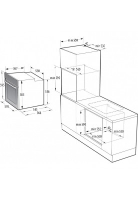 Духовка електрична Gorenje BSA6747A04X