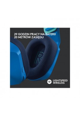 Комп'ютерна гарнітура Logitech Lightspeed Wireless RGB Gaming Headset G733 Blue (981-000943)