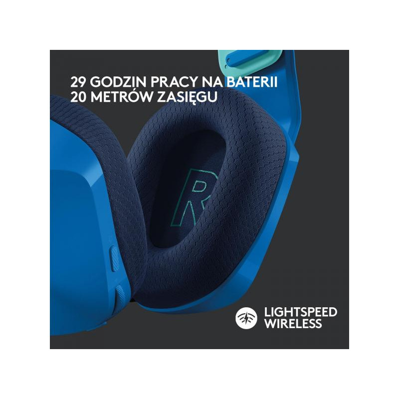 Комп'ютерна гарнітура Logitech Lightspeed Wireless RGB Gaming Headset G733 Blue (981-000943)