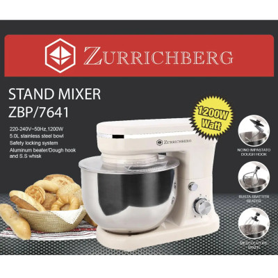 Міксер-тестоміс Zurrichberg ZBP7641 cream