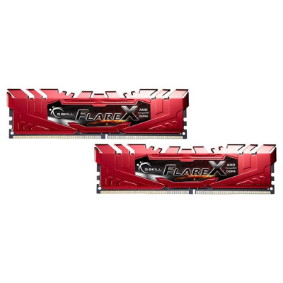 Пам'ять для настільних комп'ютерів G.Skill 16 GB (2x8GB) DDR4 2400 MHz Flare X for AMD (F4-2400C15D-16GFXR)