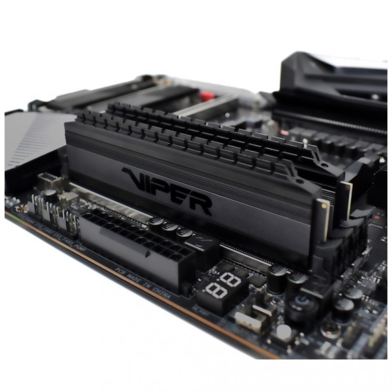 Пам'ять для настільних комп'ютерів PATRIOT 16 GB (2x8GB) DDR4 3600 MHz Viper Blackout (PVB416G360C8K)