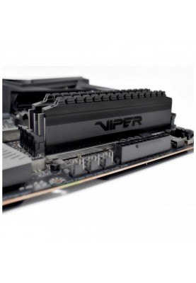 Пам'ять для настільних комп'ютерів PATRIOT 16 GB (2x8GB) DDR4 3600 MHz Viper Blackout (PVB416G360C8K)