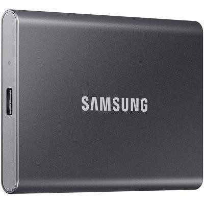 SSD накопичувач Samsung T7 500 GB Titan Gray (MU-PC500T/WW)