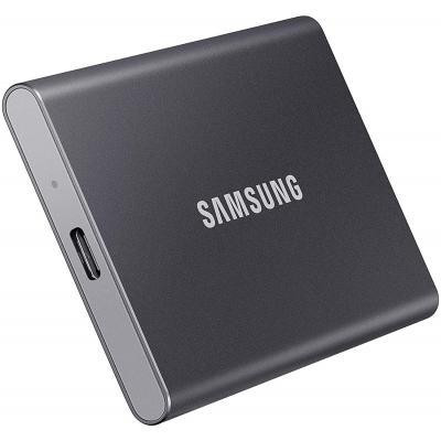 SSD накопичувач Samsung T7 500 GB Titan Gray (MU-PC500T/WW)