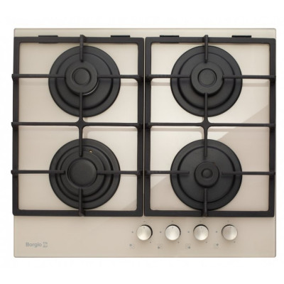Варильна поверхня газова Borgio 6170-15 FFD ivory glass
