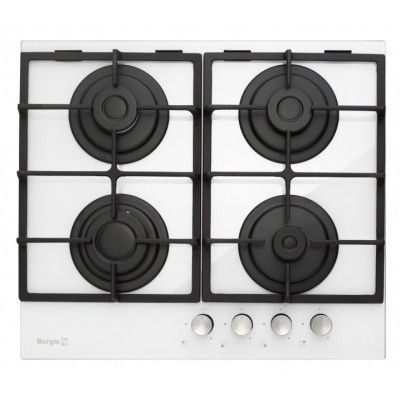 Варильна поверхня газова Borgio 6170-15 FFD white glass