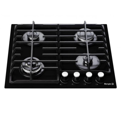 Варильна поверхня газова Borgio 6192-17 FFD black Glass