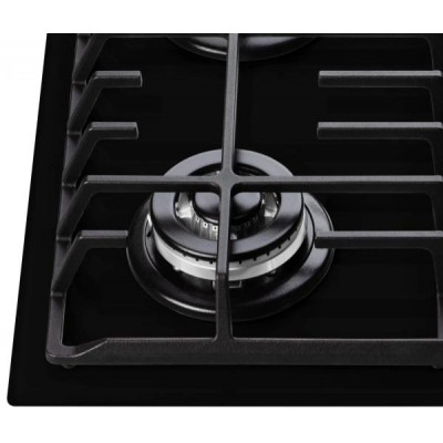 Варильна поверхня газова Borgio 6192-17 FFD black Glass
