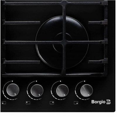 Варильна поверхня газова Borgio 6192-17 FFD black Glass