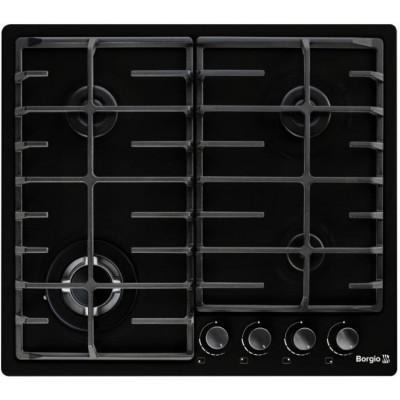 Варильна поверхня газова Borgio 6942-17 FFD black Enamelled