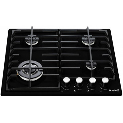 Варильна поверхня газова Borgio 6942-17 FFD black Enamelled