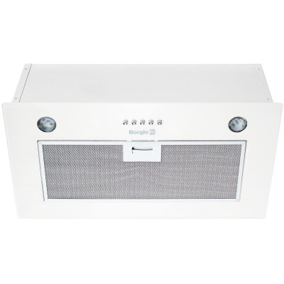 Вбудована витяжка Borgio BBI (TR) 5840 white glass MU