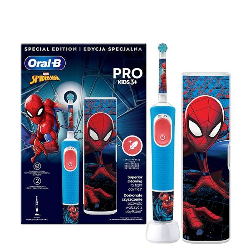 Електрична зубна щітка Oral-B Kids Spider-Man D103.413.2KX Special Edition