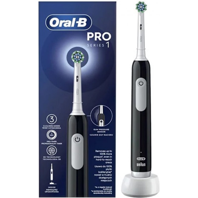 Електрична зубна щітка Oral-B PRO1 D305.513.3 Black