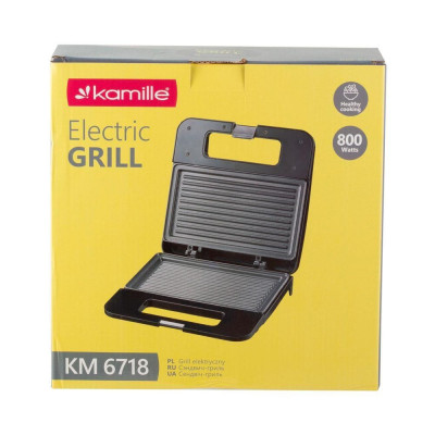 Електрогриль притискний Kamille KM6718