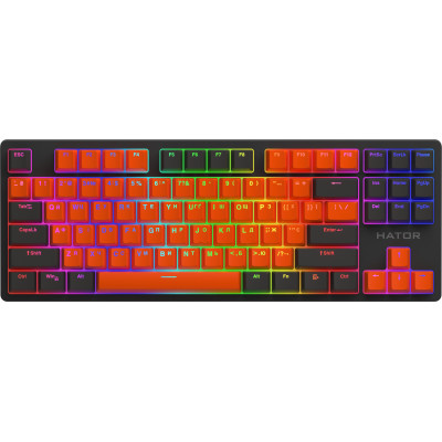 Клавіатура HATOR Rockfall 2 Mecha Signature Edition Black/Orange/Black (HTK-520-BOB)