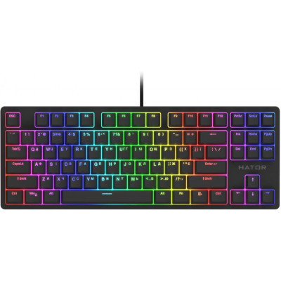Клавіатура HATOR Rockfall 2 Mecha TKL orange Black (HTK-520)