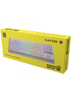 Клавіатура HATOR Rockfall 2 Mecha TKL orange White (HTK-521)