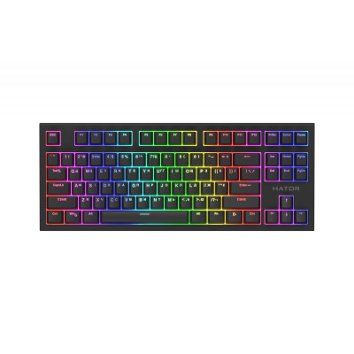 Клавіатура HATOR Skyfall 2 TKL PRO Orange Black (HTK-750)