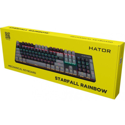 Клавіатура HATOR Starfall Rainbow Origin Red (HTK-608-BBG)